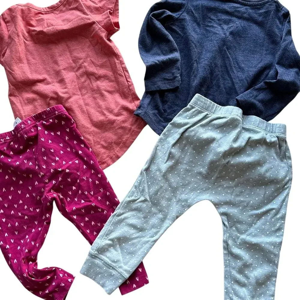 Girls Clothing Bundle Size 18 Months Outfit Set Tops Bottoms Princess Jasmine